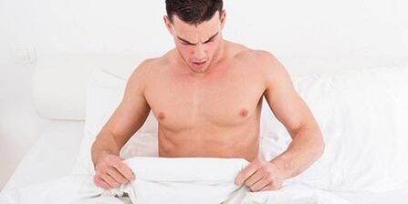 Effets secondaires chez les hommes après l'exercice.